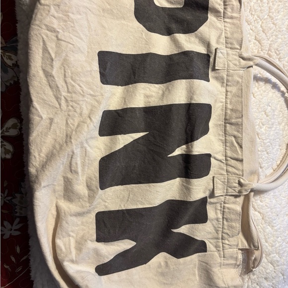 Victoria's Secret Handbags - Vintage PINK Canvas Tote Bag